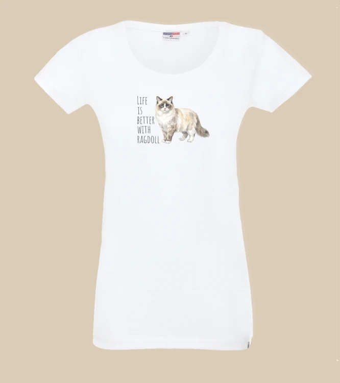 Life Is Better With Ragdoll T-shirt
