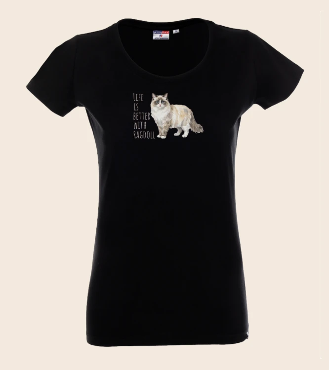 Life Is Better With Ragdoll T-shirt