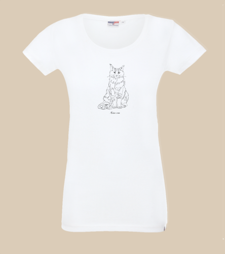 Maine Coon Outline T-shirt