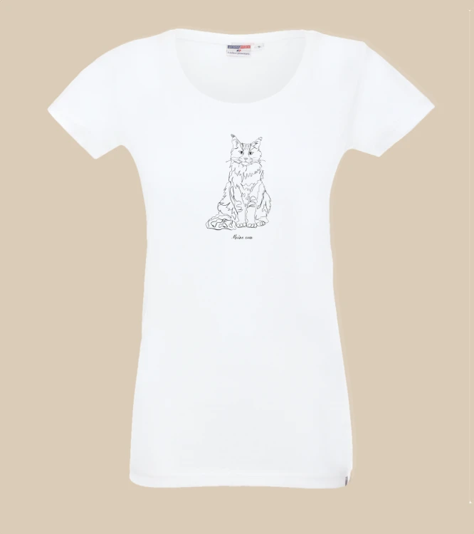 Maine Coon Outline T-shirt