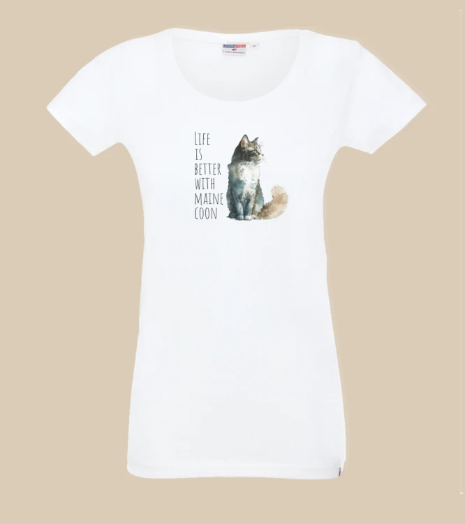 Life Is Better With Maine Coon T-shirt