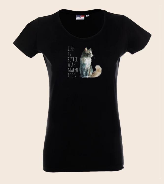 Life Is Better With Maine Coon T-shirt