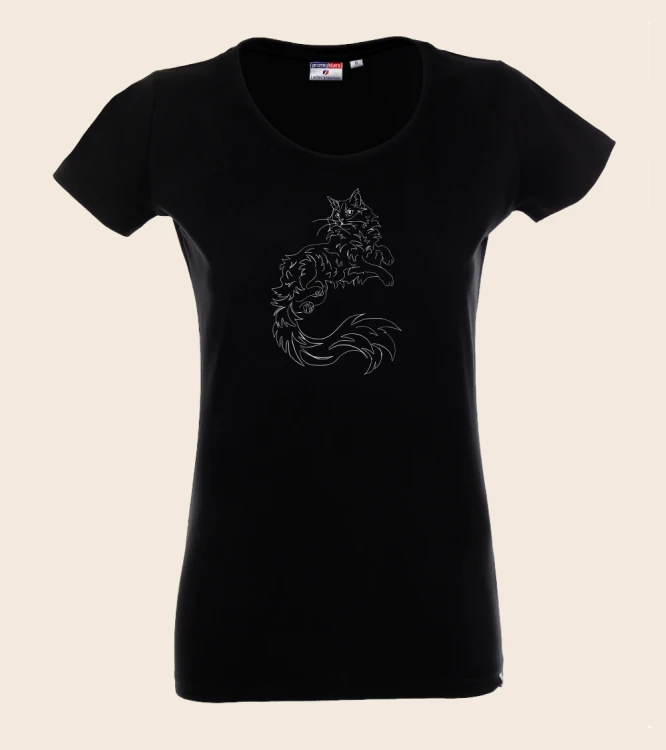 Maine Coon Outline 2 T-shirt