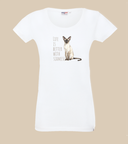 Life Is Better With Syjamski T-shirt