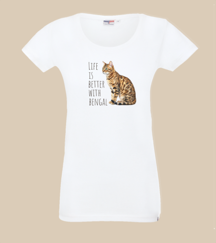 Life Is Better With Bengalski T-shirt