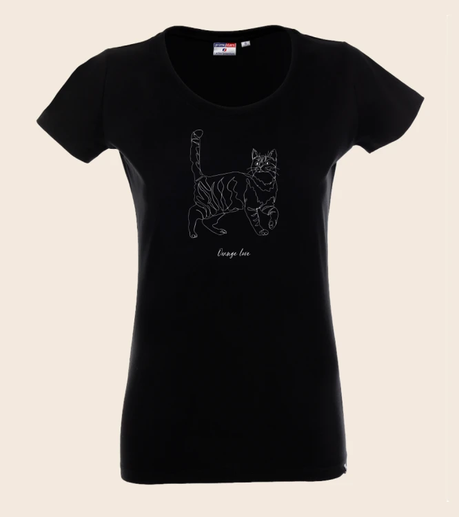 Rudy Kot Outline T-shirt