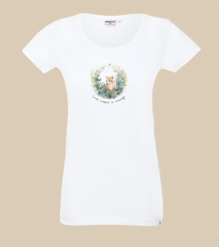 Pomarańczowa Miłość T-shirt