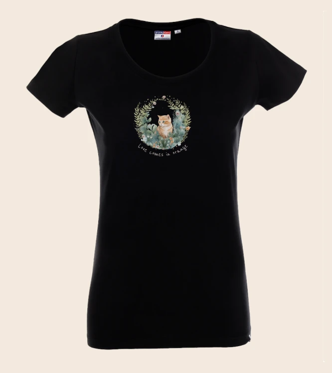 Pomarańczowa Miłość T-shirt