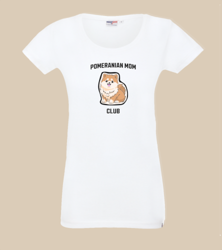 Szpic Miniaturowy Mom Club T-shirt