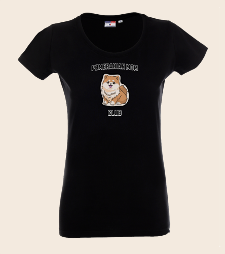 Szpic Miniaturowy Mom Club T-shirt