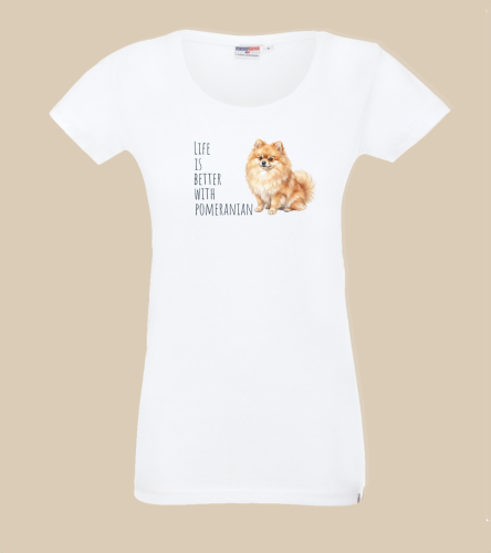 Life Is Better With Szpic Miniaturowy T-shirt