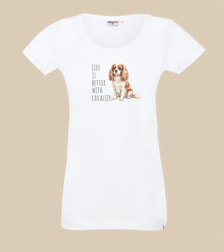 Life Is Better With Cavalier T-shirt