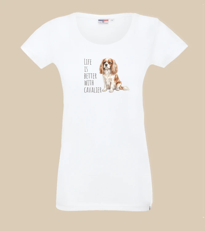 Life Is Better With Cavalier T-shirt
