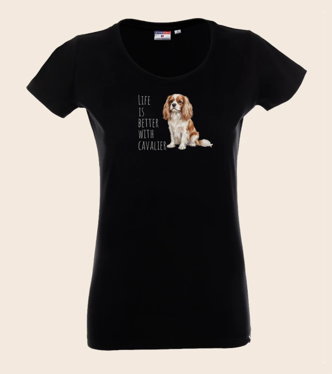 Life Is Better With Cavalier T-shirt