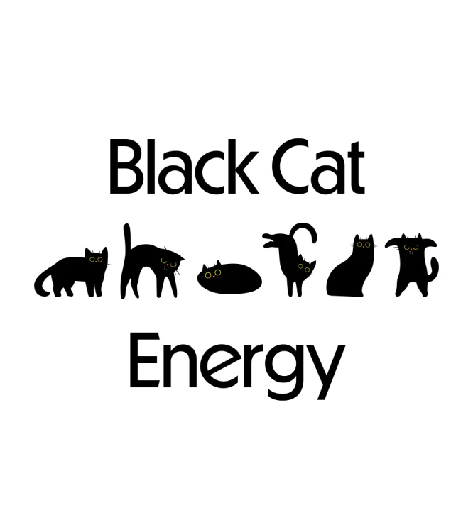 Black Cat Energy T-shirt