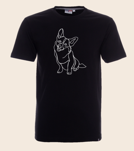 Corgi Outline T-shirt
