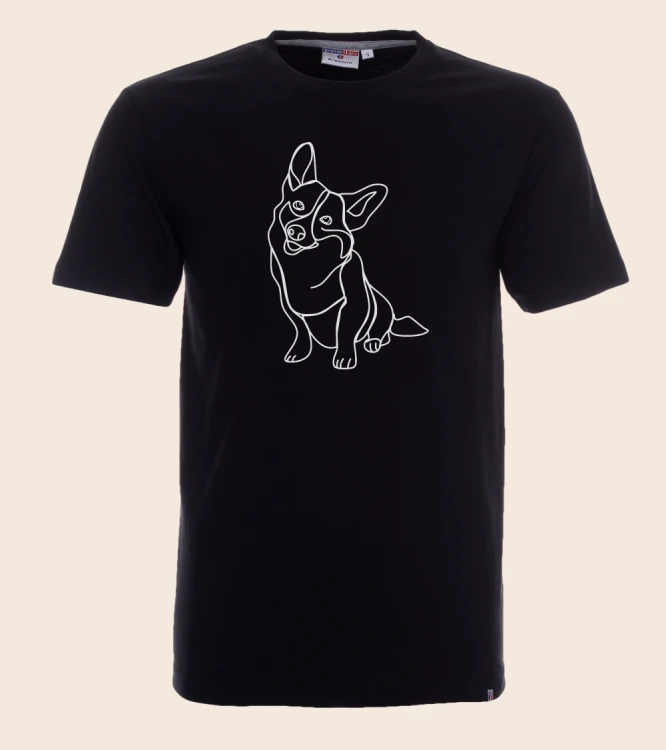 Corgi Outline T-shirt