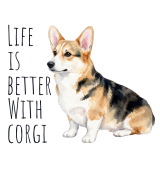 Life Is Better With Corgi T-shirt