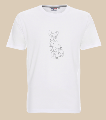 Buldog Francuski Outline T-shirt