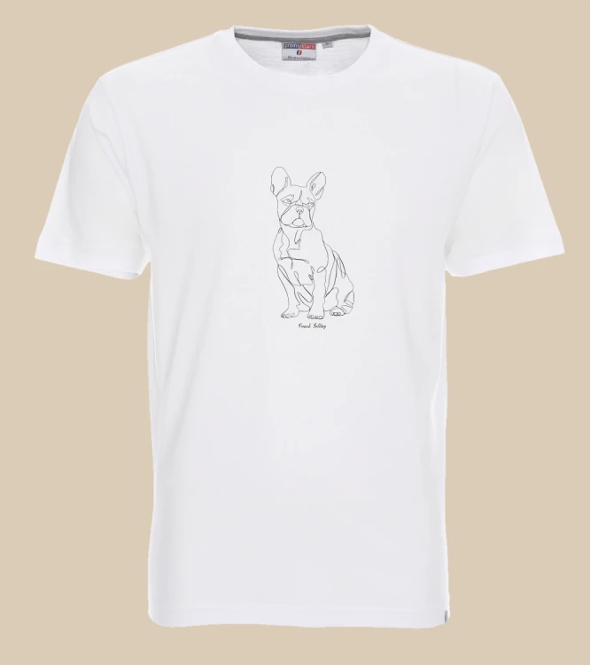 Buldog Francuski Outline T-shirt