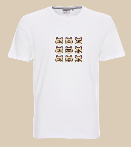 Buldog Francuski Emoji T-shirt