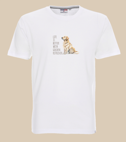 Life Is Better With Golden Retriever T-shirt