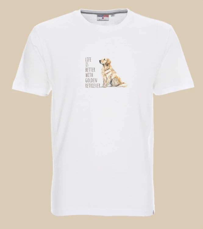 Life Is Better With Golden Retriever T-shirt