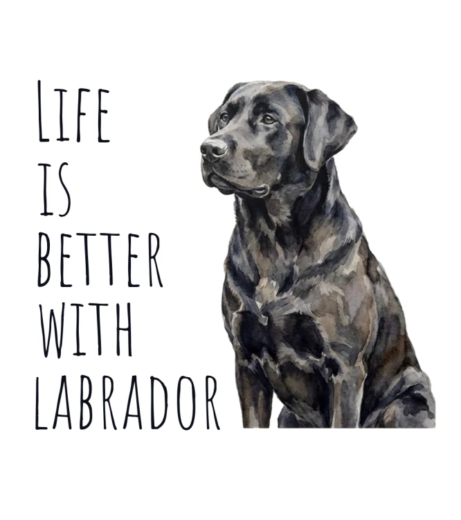 Life Is Better With Labrador T-shirt