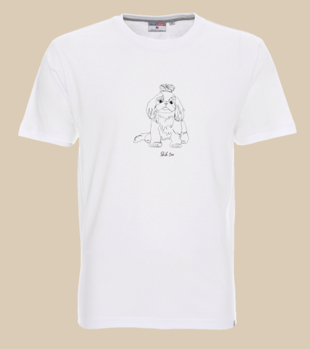 Shih Tzu Outline T-shirt