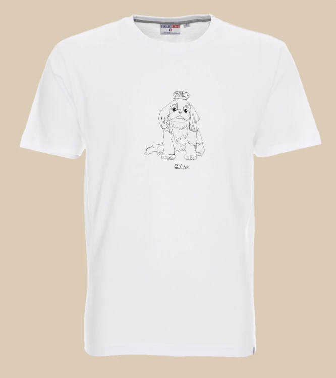 Shih Tzu Outline T-shirt