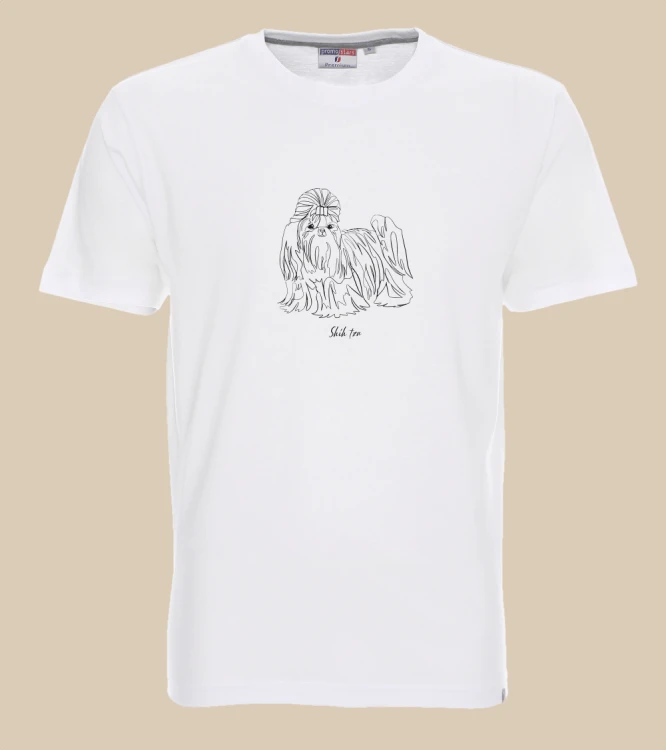 Shih Tzu Outline 2 T-shirt