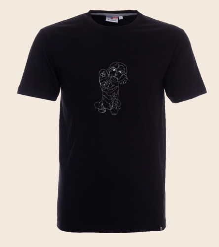 Pudel Outline 2 T-shirt
