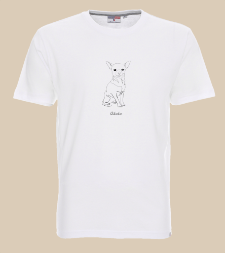 Chihuahua Outline T-shirt