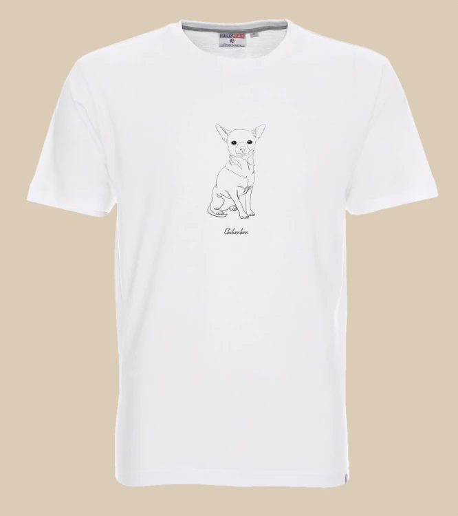 Chihuahua Outline T-shirt