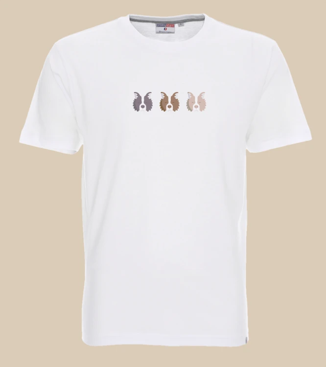 Border Collie 3 Ikony T-shirt
