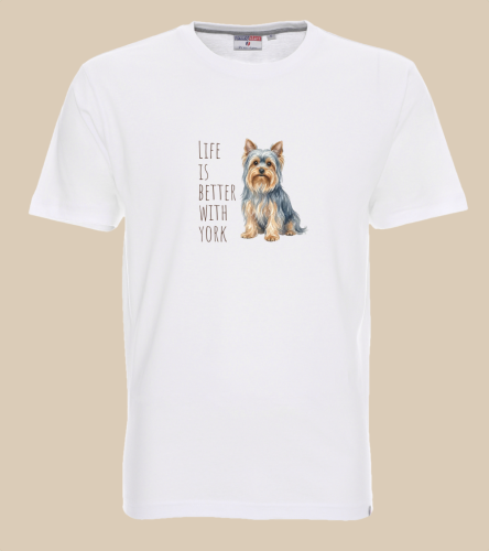 Life Is Better With York T-shirt