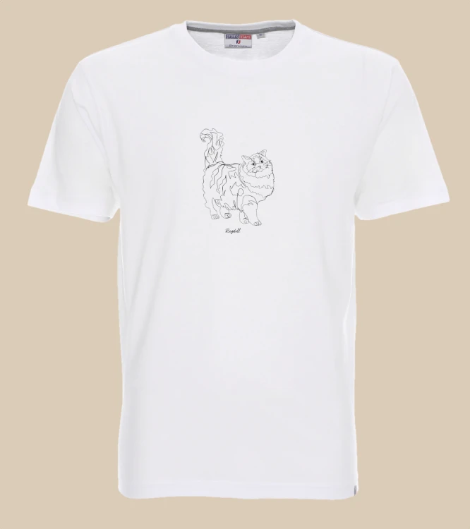 Ragdoll Outline T-shirt