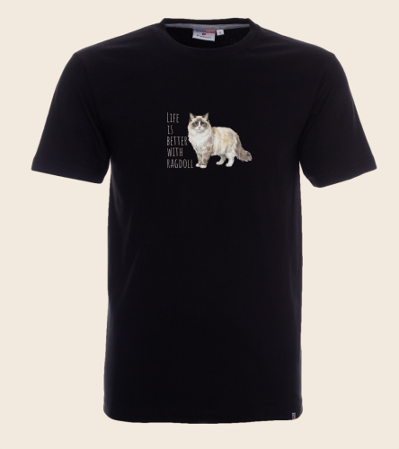 Life Is Better With Ragdoll T-shirt