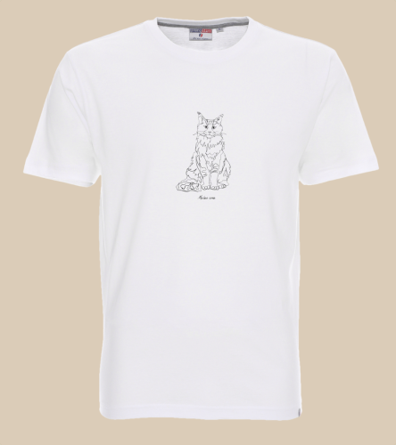 Maine Coon Outline T-shirt
