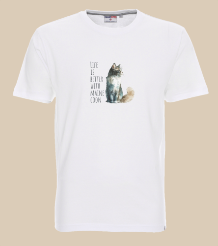 Life Is Better With Maine Coon T-shirt