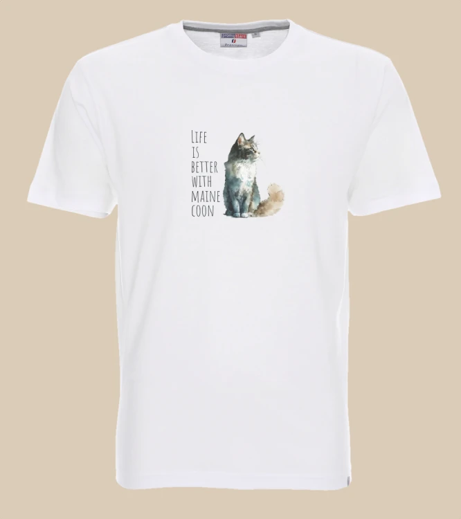 Life Is Better With Maine Coon T-shirt