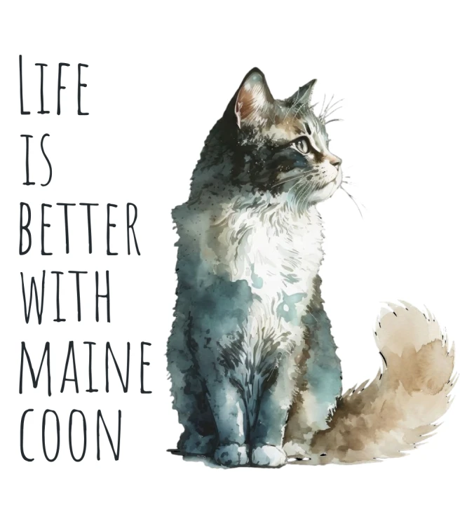 Life Is Better With Maine Coon T-shirt
