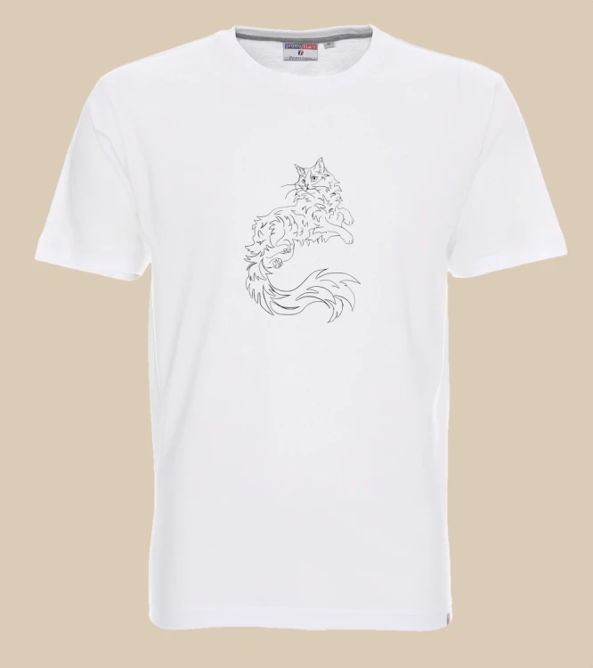 Maine Coon Outline 2 T-shirt