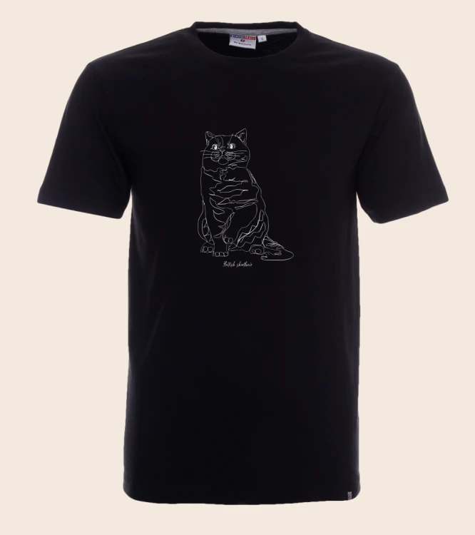 Brytyjski Krótkowłosy Outline T-shirt