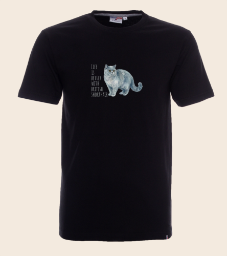 Life Is Better With Brytyjski Krótkowłosy T-shirt