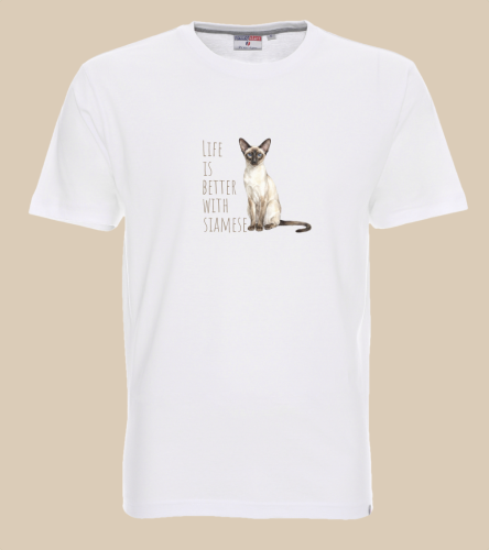 Life Is Better With Syjamski T-shirt