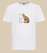 Life Is Better With Bengalski T-shirt