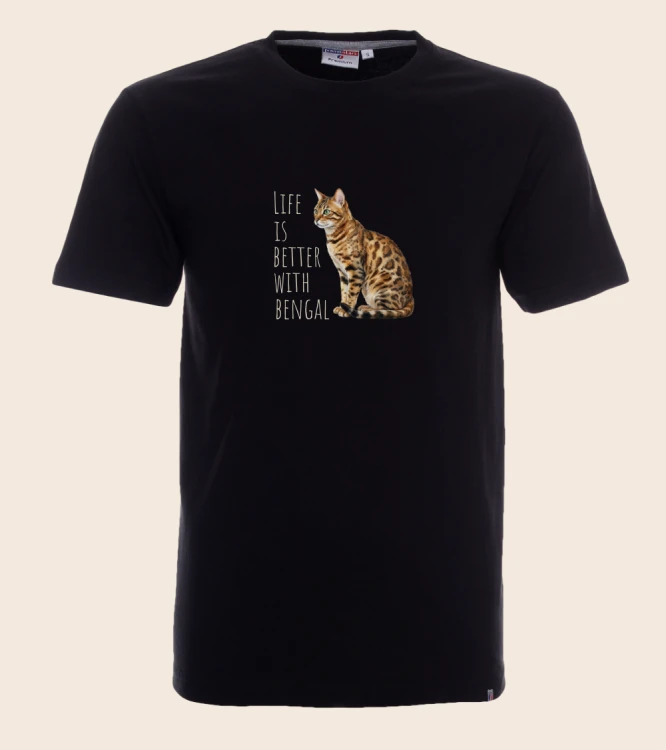 Life Is Better With Bengalski T-shirt