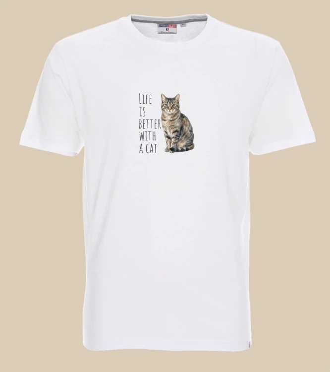 Life Is Better With A Cat T-shirt