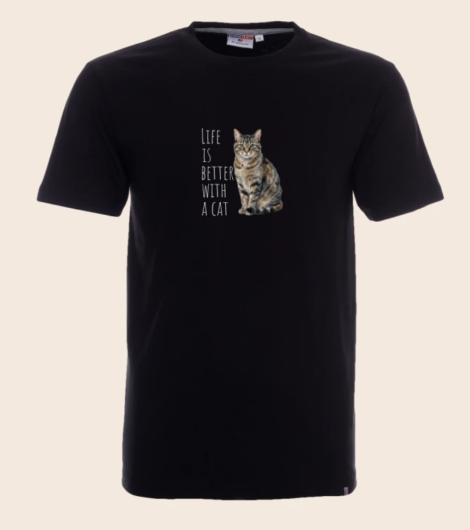 Life Is Better With A Cat T-shirt